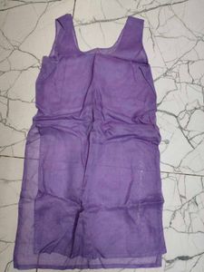 Lavender Lucknowi Chikankari Beautiful Kurti