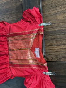 Adorable Red Ethnic Dress