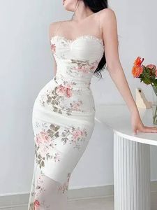 Floral Print Strapless Midi Dress