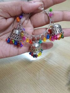 Colorful Jhumka Earrings