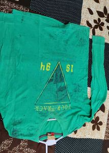 Men's Green Casual T-Shirt