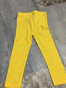 Cute Duck Print Yellow Leggings
