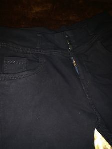 Mid Rise Black Jeans