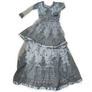 Elegant Embroidered Ethnic Gown no return accepts