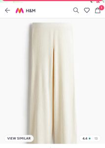 Comfortable Ribbed Wide-Leg Pants