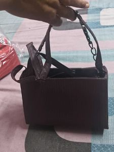 new violet colour sling bag