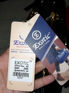 Black Exotic Handbag (Purse)