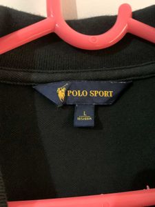 Classic Black Polo Shirt for girls by Ralph Lauren