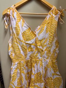 Westside Yellow Floral Mini Dress
