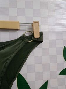 (1300)Olive Green Bikini Bottom