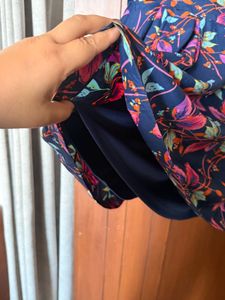 floral pattern frock dress