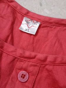 Red Casual Shirt