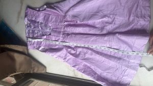 Lilac Satin A-Line Mini Dress