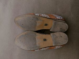 Leather N lace Brogues