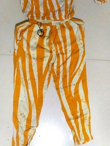 Yellow Co-ord Set | Top And Lower