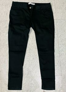 Black Non Denim Pants For Girls