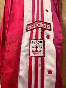 Adidas Pink Snap Button Track Pants