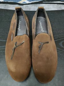 Men's Brown Suede Loafers