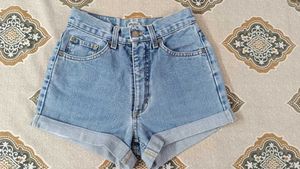 Light Wash Denim Shorts