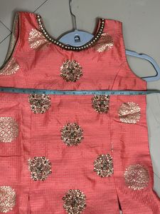 Elegant Peach Kurta &amp;  Set