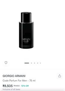 Armani Code Parfum For Men