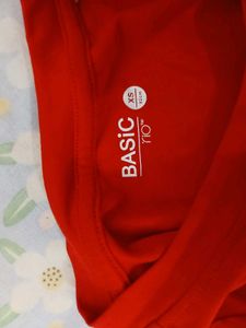 Red Cropped T-Shirt