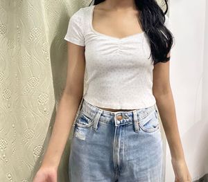 Floral Print Crop Top