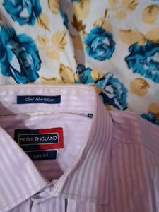 Peter England Shirt full purple..can fit 44 to 46