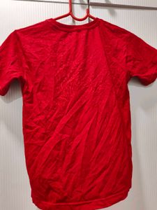 Red Graphic Print T-Shirt