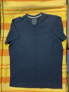 Jockey V-neck navy T-shirt