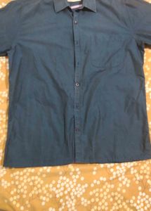 Full Sleeves Navy Blue Shirt