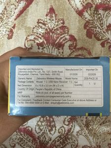 Zebronics Wireless Mouse Pace 20