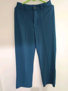 Teal Regular Fit Trouser