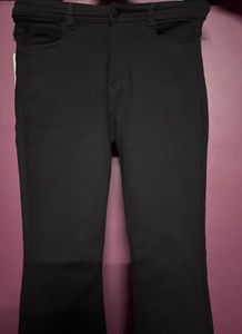 Black Flared Jeans