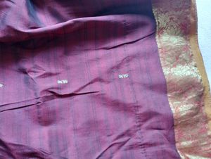 Elegant Silk Saree with Peacock Motifs