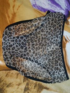 Women Animal Print Net Panty