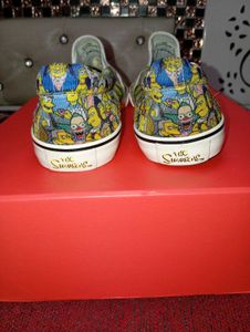 the Simpsons men's graphic sneakers