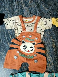 SET OF 6 BABY JUMPSUITS
