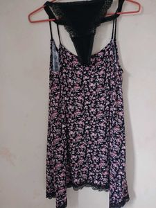 Floral Cami & Thong Set