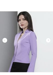 Tommy Hilfiger Purple Button-Down