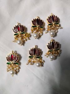 Lotus Pearl Dangle Charms
