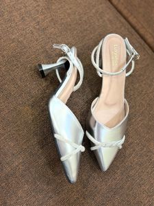 Sparkling Silver Heels