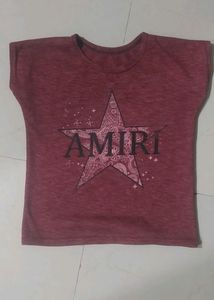 Casual T-shirt For Women Brown