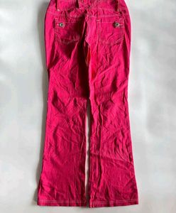 Y2K barbie pink flare denim 💞
