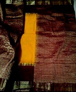 yellow wedding wear saree