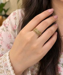 Elegant Gold Tone Ring