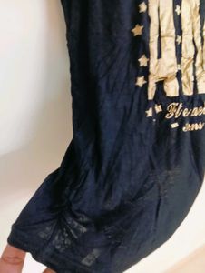 Black AMG T-Shirt with Gold Accents