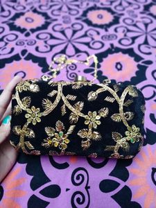 Velvet Box Clutch