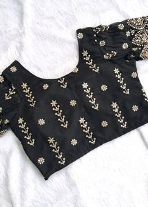 Black Heavy Embroidered Lehenga