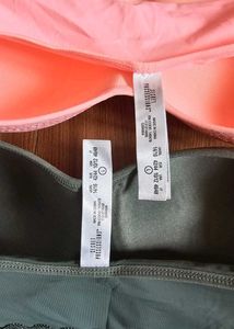 Strapless Lace Bras - Pink &amp; Grey Set
